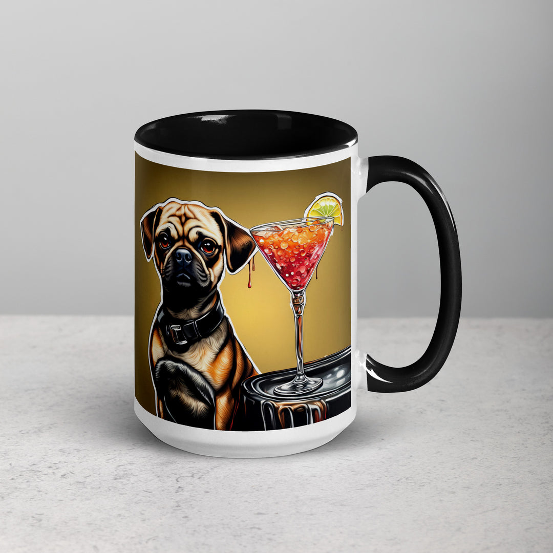 Puggle General- Mug with Color Inside v17