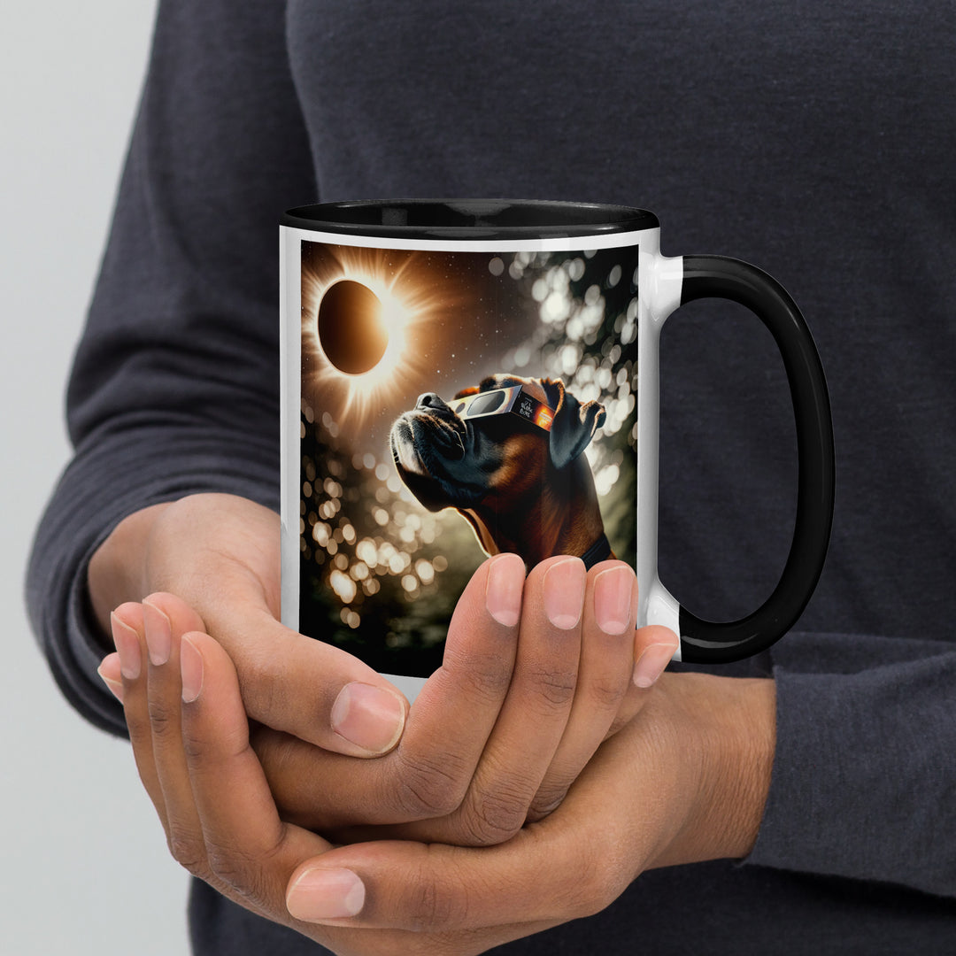 Boxer Eclipse- Mug with Color Inside