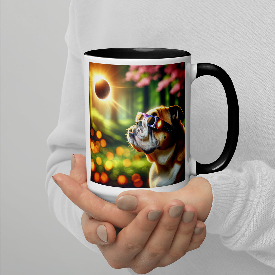 Bulldog Eclipse- Mug with Color Inside v2