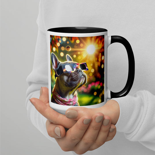 French Bulldog Eclipse- Mug with Color Inside