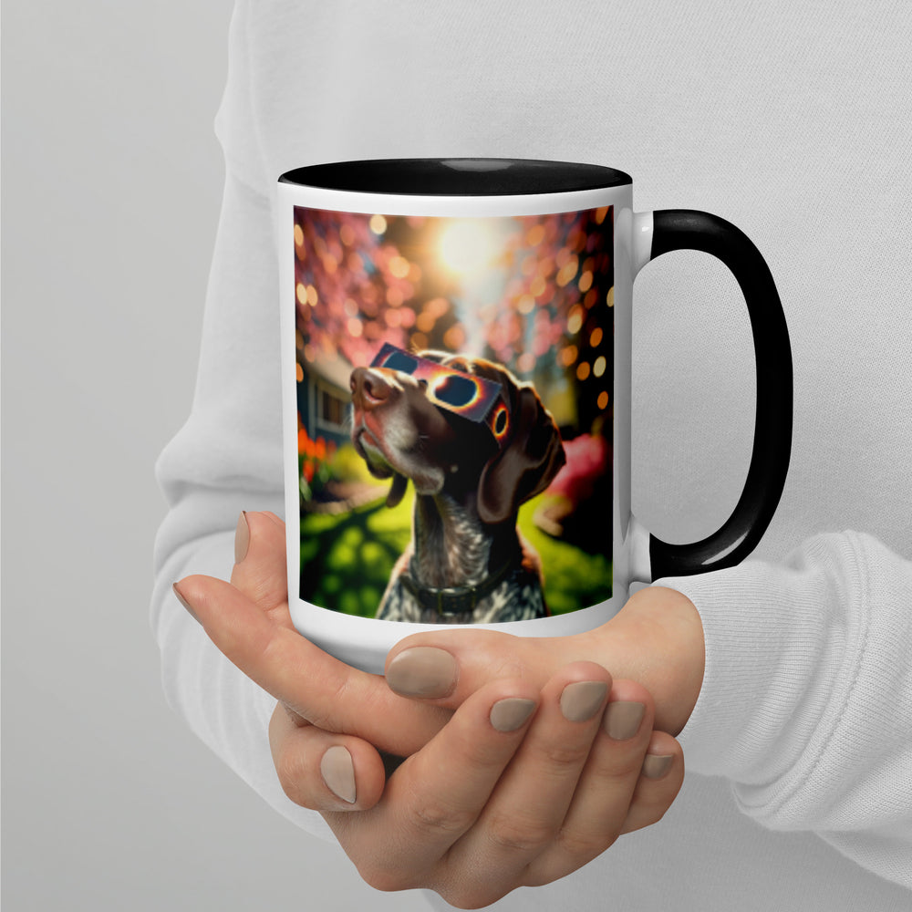 German Shorthaired Pointer Eclipse- Mug with Color Inside v2