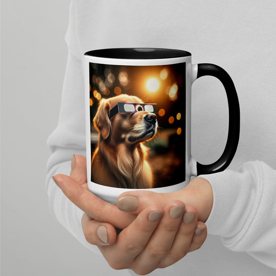 Golden Retriever Eclipse- Mug with Color Inside