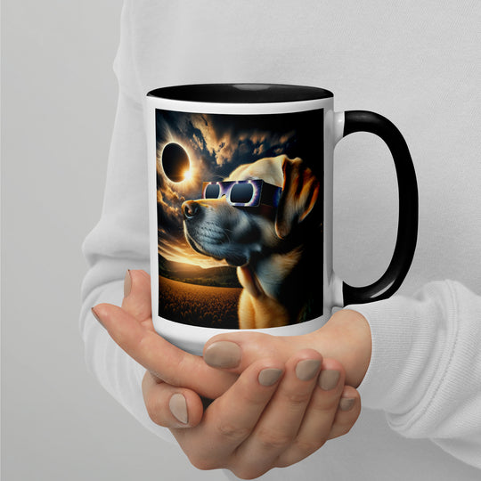 Labrador Retriever Eclipse- Mug with Color Inside