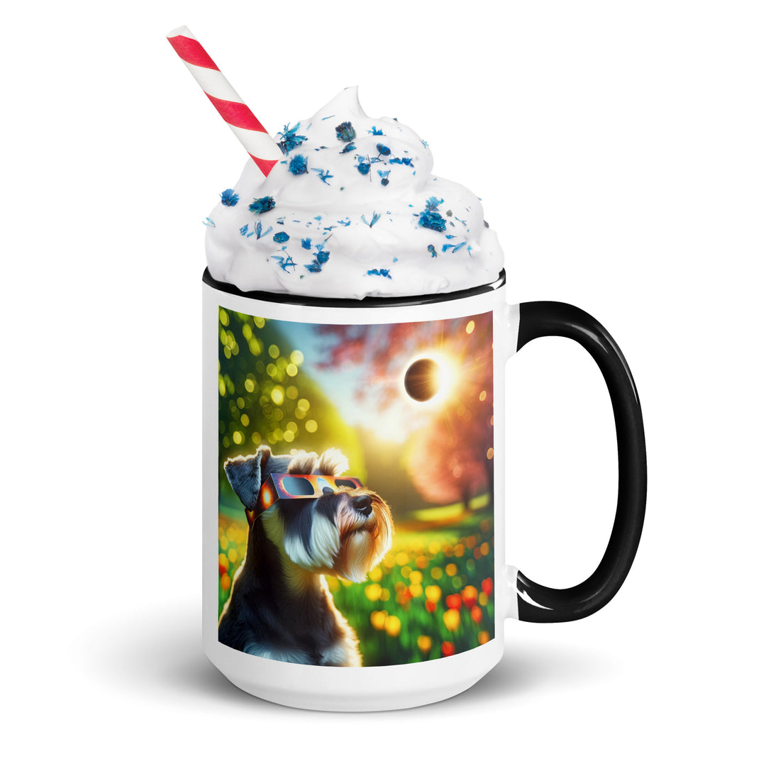 Miniature Schnauzer Eclipse- Mug with Color Inside