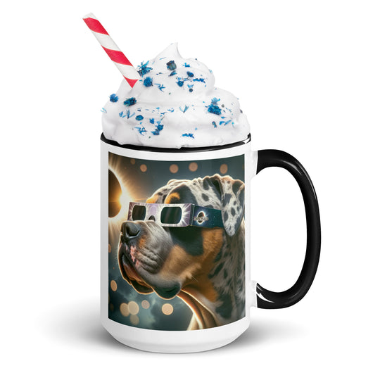 Catahoula Bulldog Eclipse- Mug with Color Inside