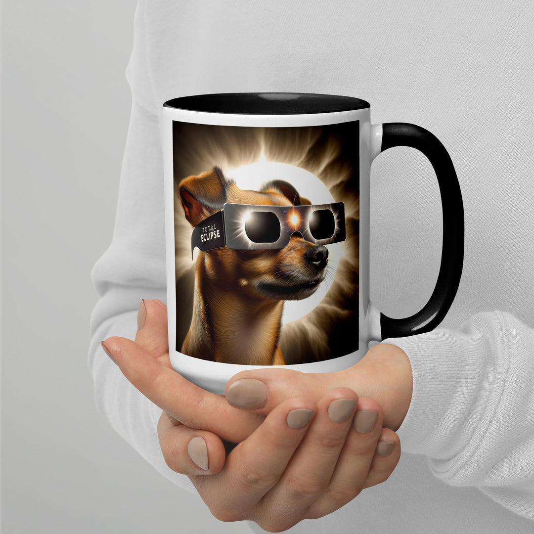 Chiweenie Eclipse- Mug with Color Inside v2