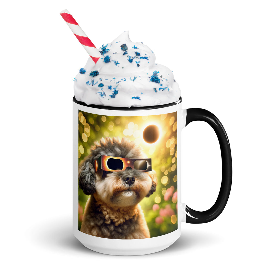 Pugapoo Eclipse- Mug with Color Inside v2