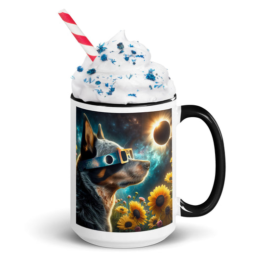 Texas Heeler Eclipse- Mug with Color Inside