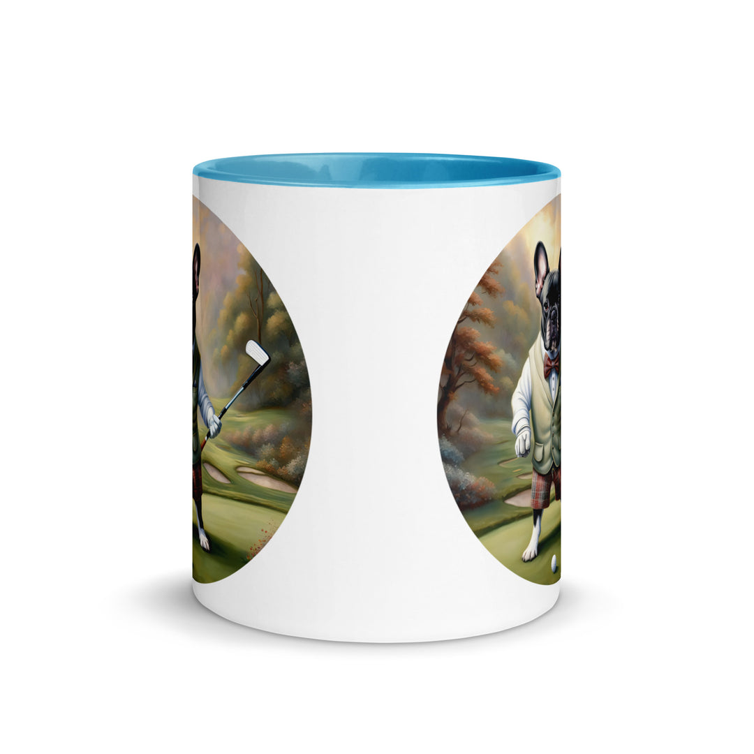 Mug with Color Inside-French Bulldog V3