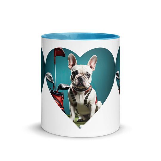 Mug with Color Inside-French Bulldog V7