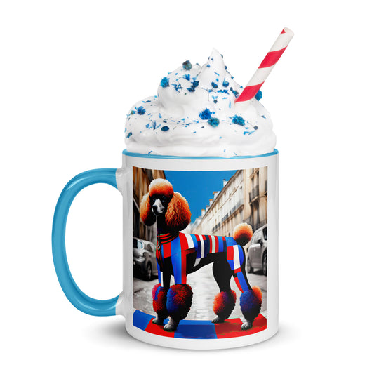 Poodle- Mug with Color Inside