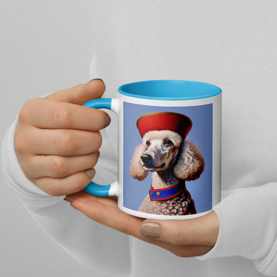 Poodle- Mug with Color Inside v3