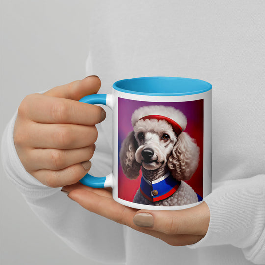Poodle- Mug with Color Inside v5
