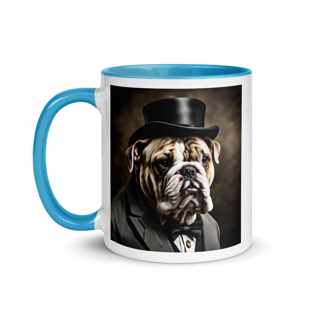 Bulldog- Mug with Color Inside