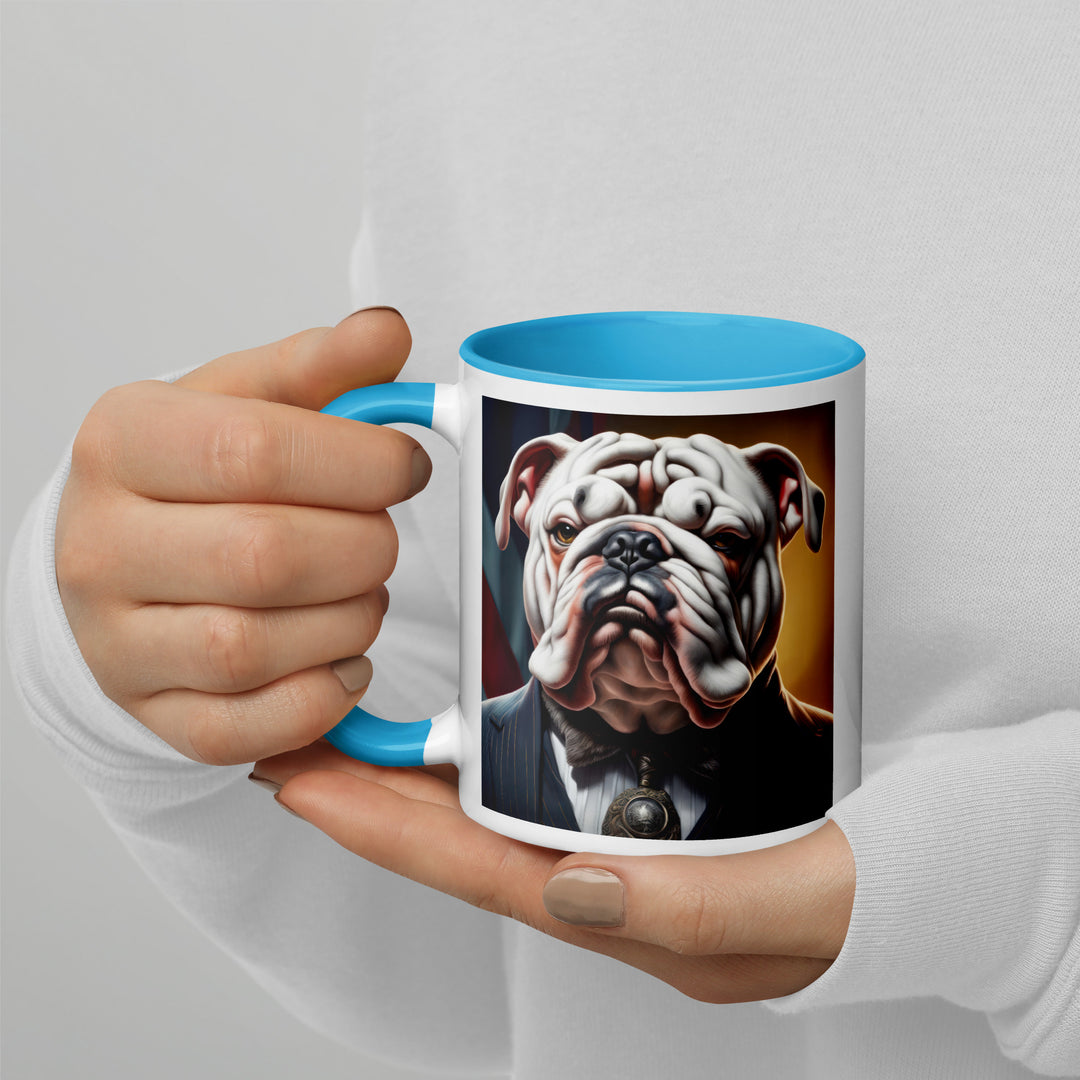 Bulldog- Mug with Color Inside v3