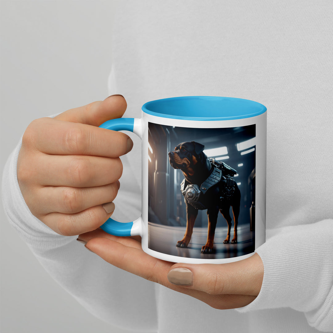 Rottweiler- Mug with Color Inside v2