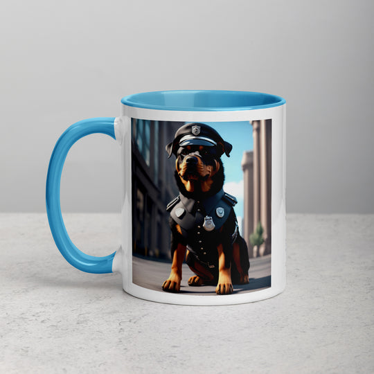 Rottweiler- Mug with Color Inside v3