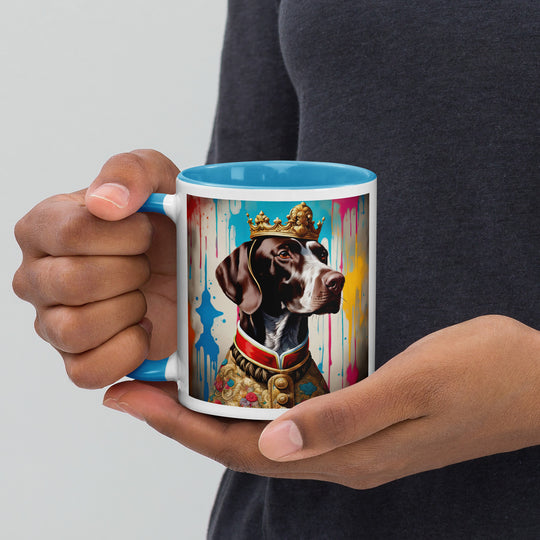 German Shorthaired Pointer- Mug with Color Inside