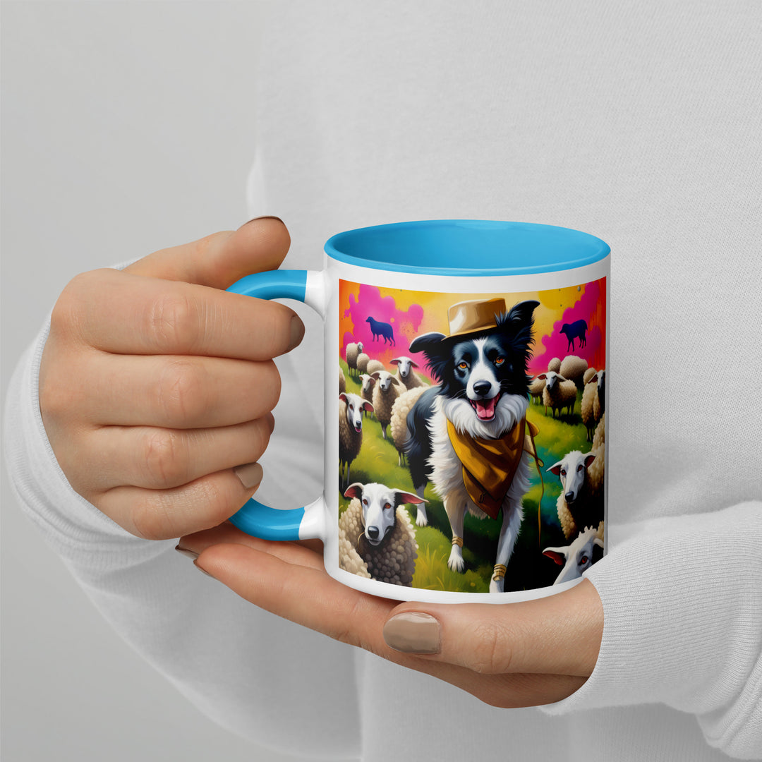 Australian Shepherd- Mug with Color Inside v2