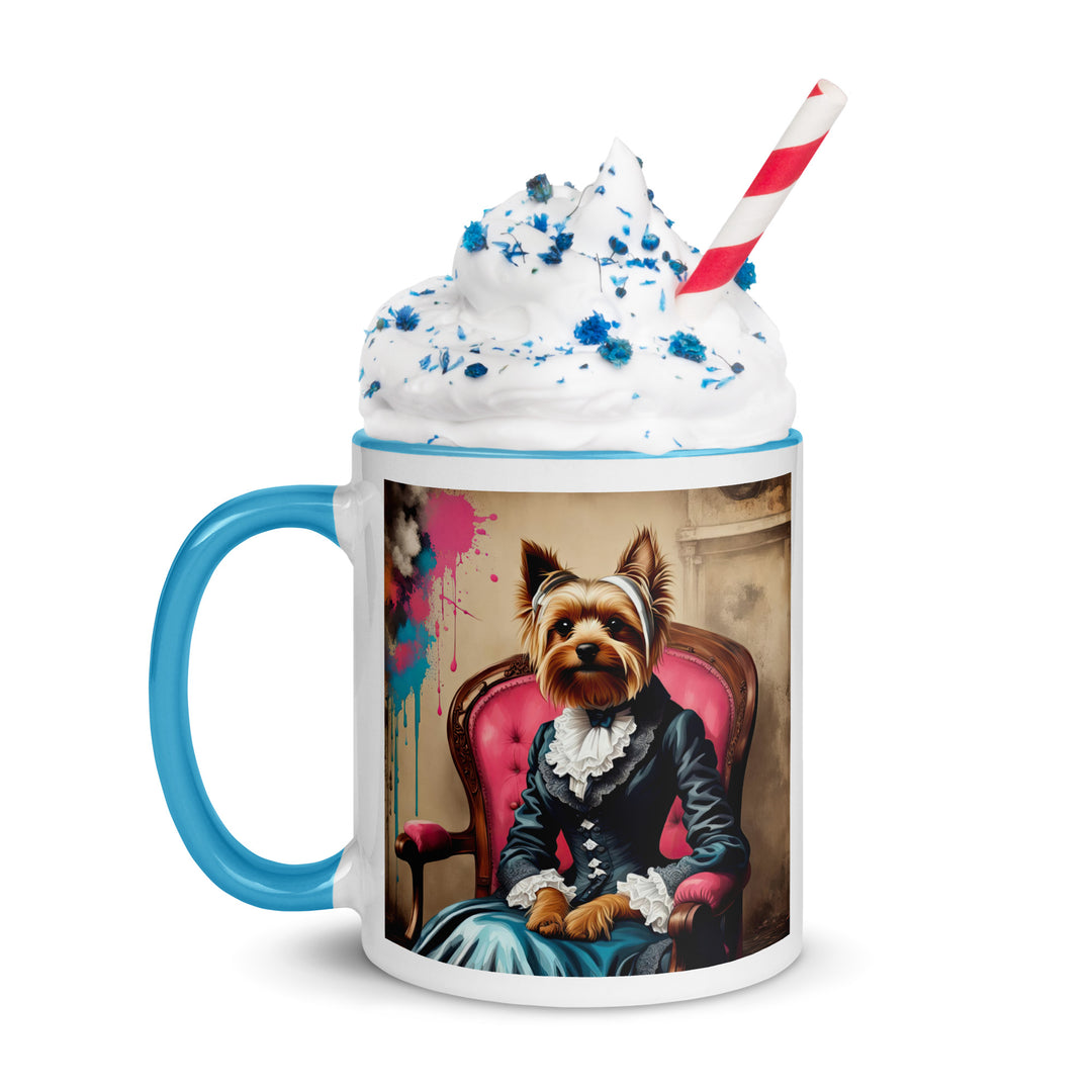 Yorkshire Terrier- Mug with Color Inside v3