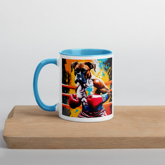 Boxer- Mug with Color Inside v4