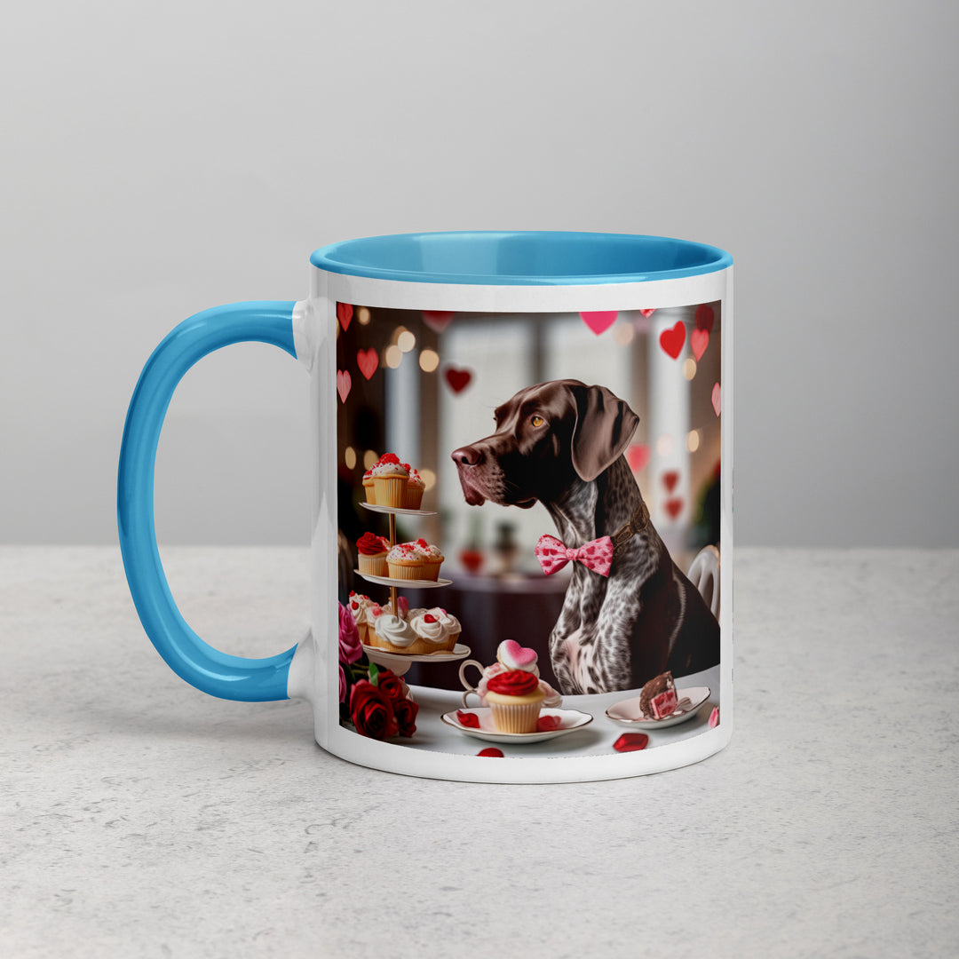 German Shorthaired Pointer Romantic- Mug with Color Inside