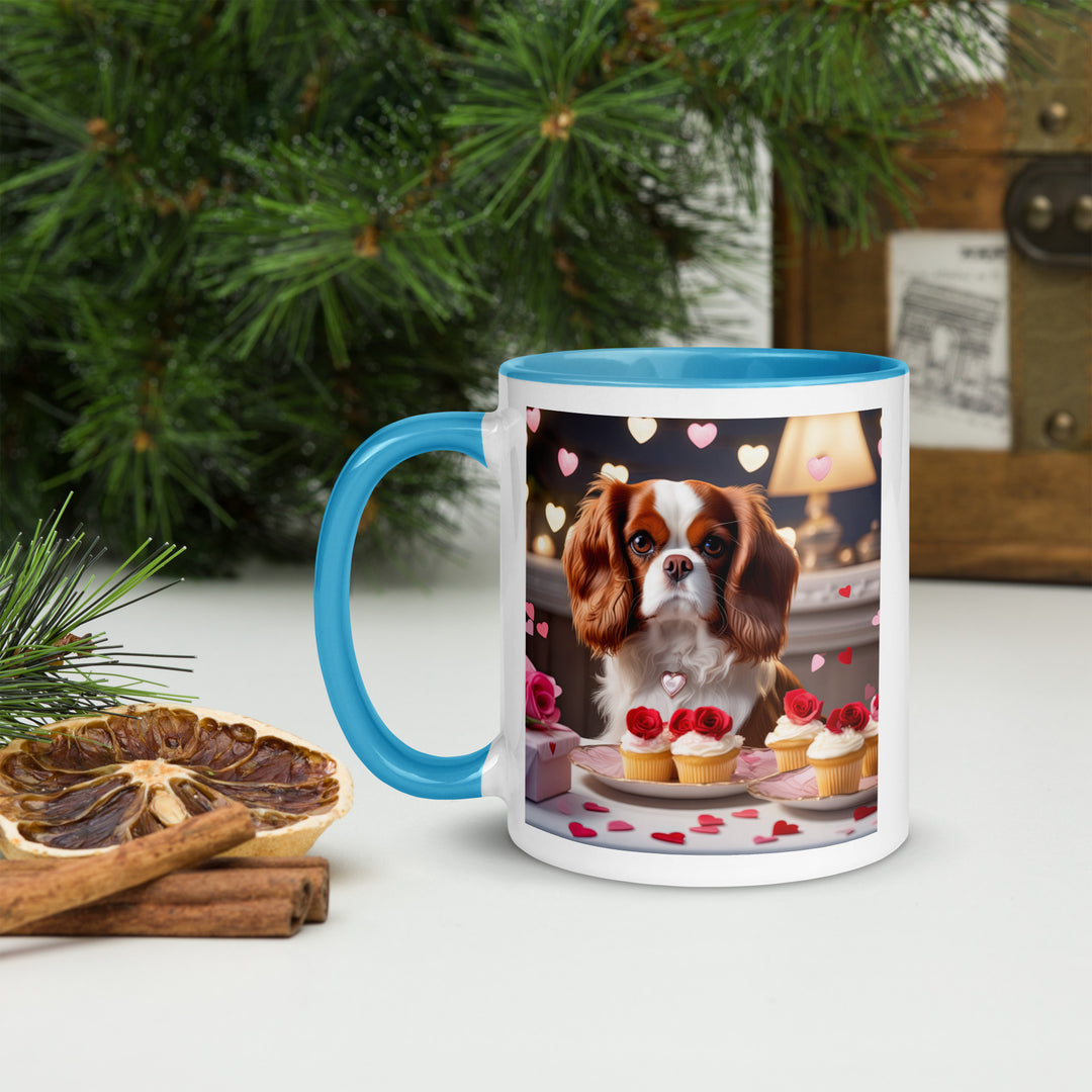 Cavalier King Charles Spaniel Romantic- Mug with Color Inside