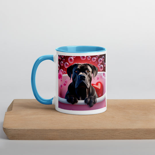 Cane Corso Romantic- Mug with Color Inside