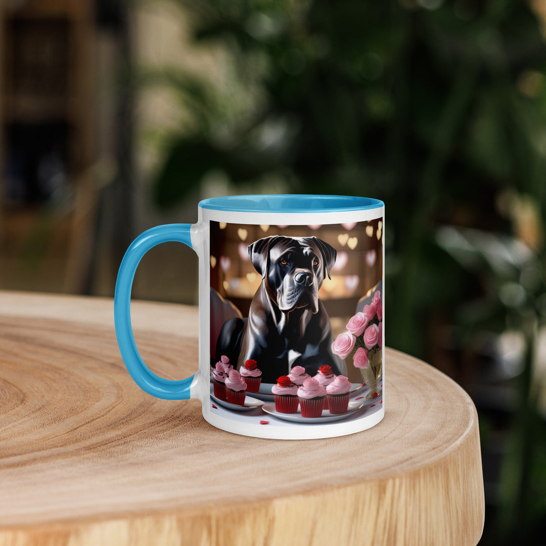 Cane Corso Romantic- Mug with Color Inside v2