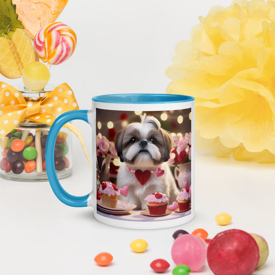 Shih Tzu Romantic- Mug with Color Inside