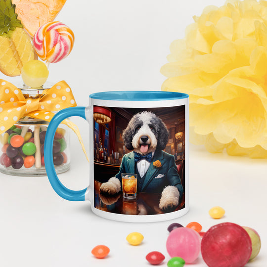 Bernedoodle General- Mug with Color Inside v9