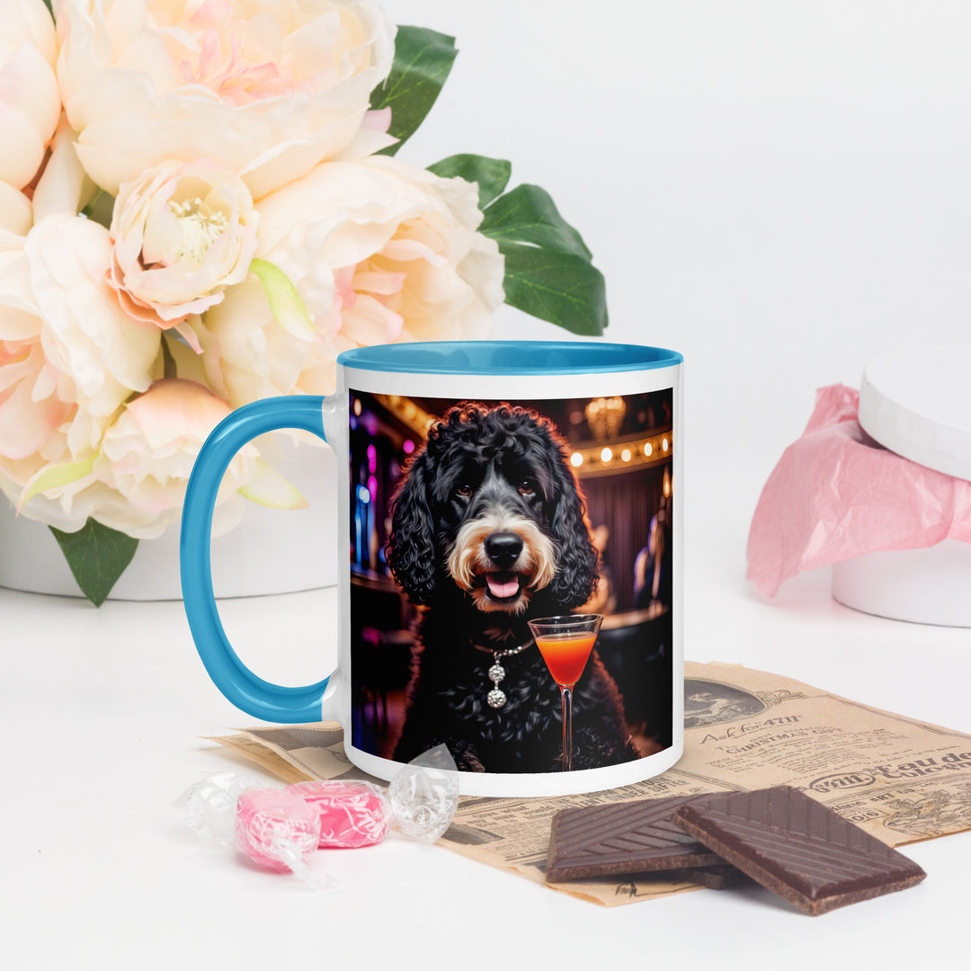 Bernedoodle General- Mug with Color Inside v11