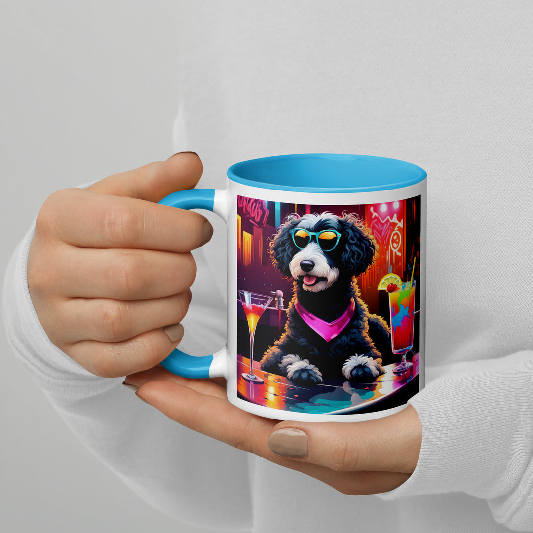 Bernedoodle General- Mug with Color Inside v17