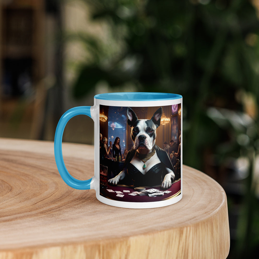 Catahoula Bulldog General- Mug with Color Inside v9