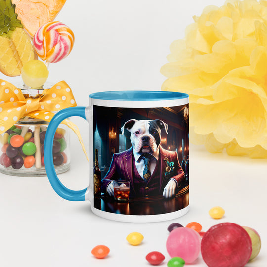 Catahoula Bulldog General- Mug with Color Inside v11