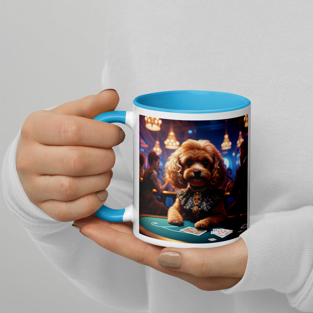 Cavapoo General- Mug with Color Inside v8