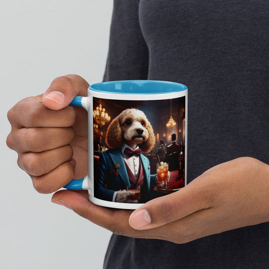 Cavapoo General- Mug with Color Inside v10