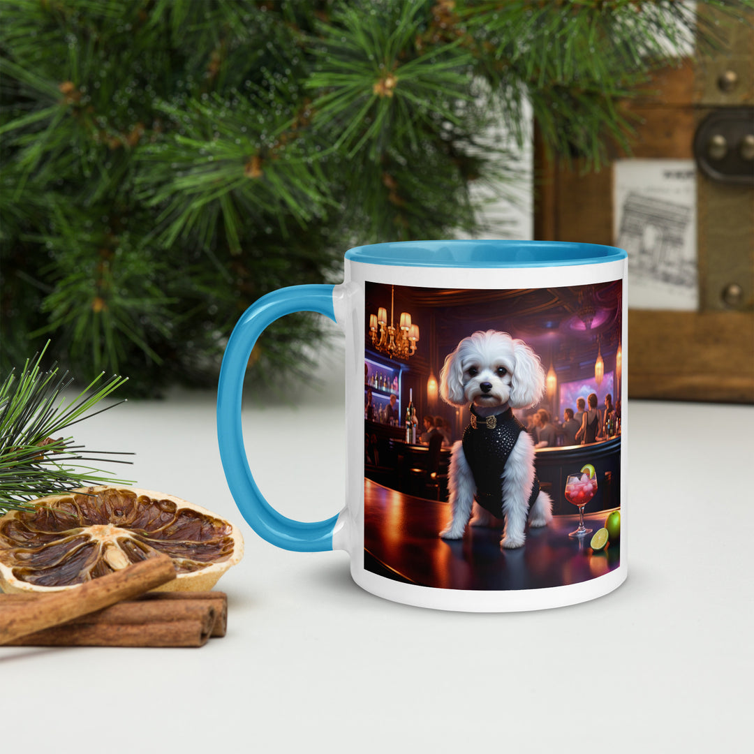 Cavapoo General- Mug with Color Inside v17