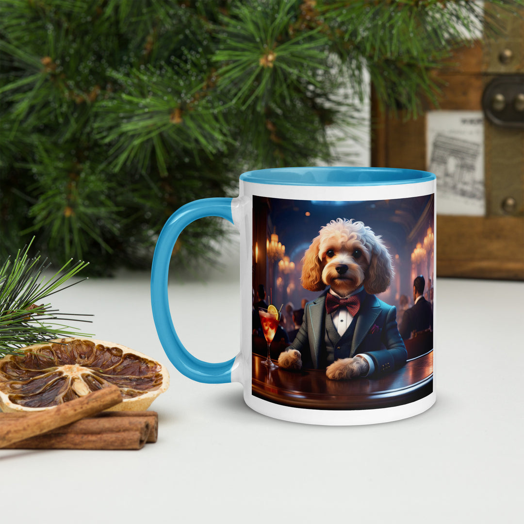 Cavapoo General- Mug with Color Inside v31