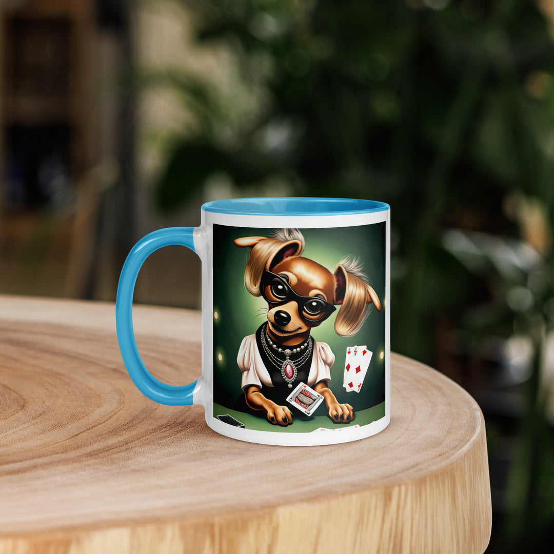 Chiweenie General- Mug with Color Inside