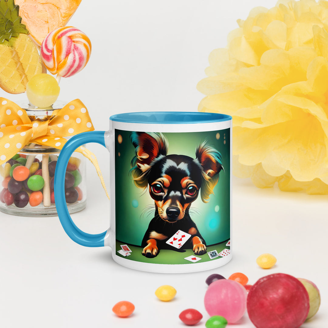 Chiweenie General- Mug with Color Inside v3