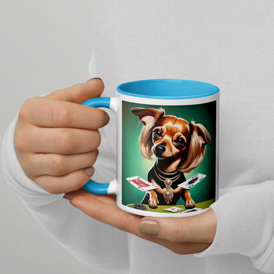 Chiweenie General- Mug with Color Inside v10