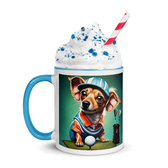 Chiweenie General- Mug with Color Inside v18