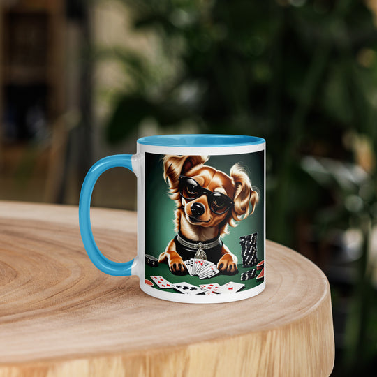 Chiweenie General- Mug with Color Inside v19