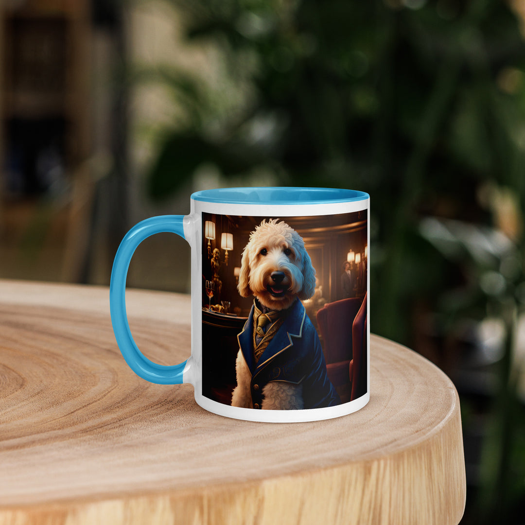 Goldendoodle- Mug with Color Inside v5