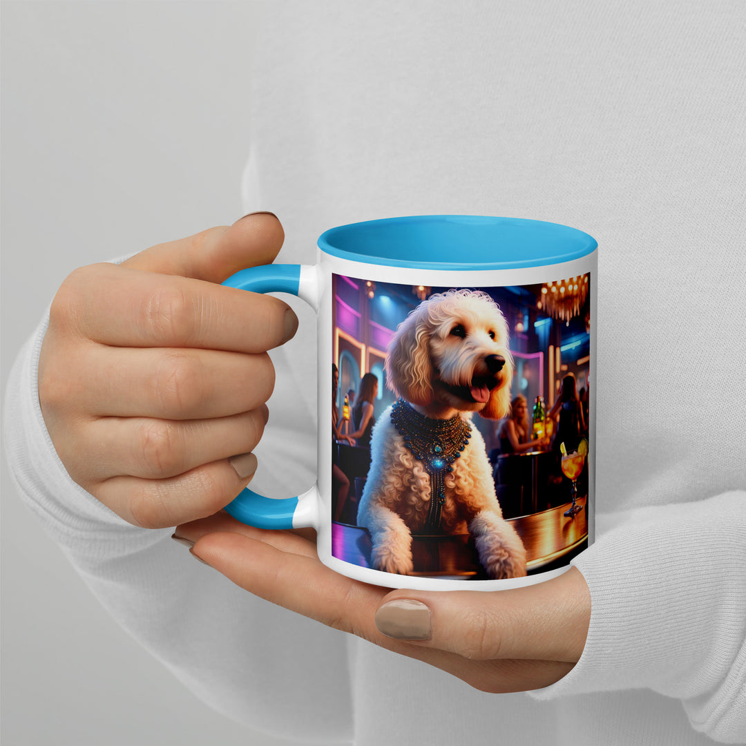 Goldendoodle- Mug with Color Inside v9