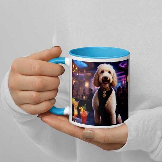 Goldendoodle- Mug with Color Inside v14