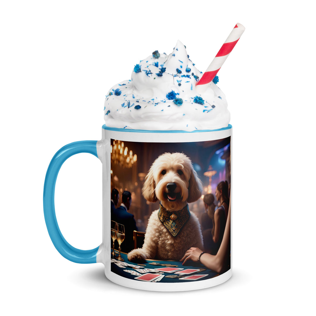 Goldendoodle- Mug with Color Inside v17