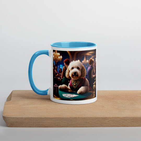 Goldendoodle- Mug with Color Inside v20