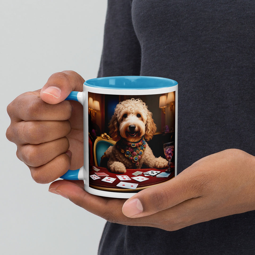 Goldendoodle- Mug with Color Inside v21